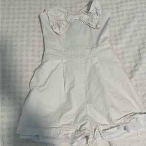 do+ be white romper from boutique